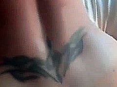 Recorded in homemade video tape Cute ass oiled for anal sex