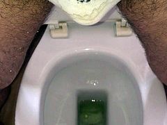 Pissing in the loo ...