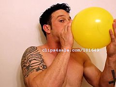 Balloon Fetish - Cody Lakeview Blowing Balloons Part2 Video2