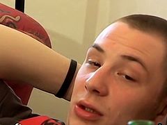 Awesome twink freaks with a foot fetish get together for some amazing feet play and they also drain their boners.