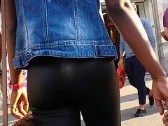 ebony leather leggings slut