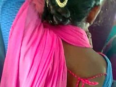 Tamil young  girl hot  view in bus