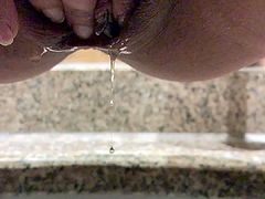 Amazing wife slow motion squirting
