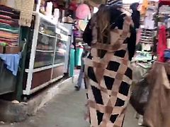 NiceHuge Marocain big Ass walk in Souk