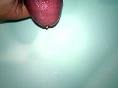 curved cock grow hands free #1 and cumshot