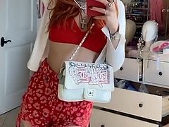 Bella Thorne modeling sexy outfits for the week