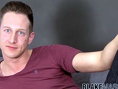 Kingsley Rippon loves showing everyone how cool and handsome he is... before taking his cock for masturbation!