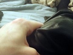 Leather Pants Masturbating