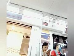 subway upskirt beautiful tourist girl
