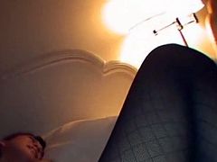 Japanese flight assistant wild sex in hotel room