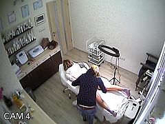 Hidden cameras. Beauty salon, hair removal pussy and ass
