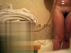 Italian girl shower bath