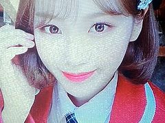 IZONE Chaewon cum tribute