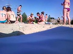Girls on beach 111