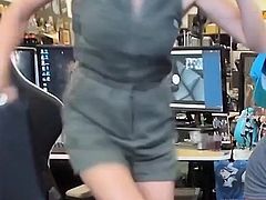 Stunningly Gorgeous Divine Queen Elyse Willems Dancing