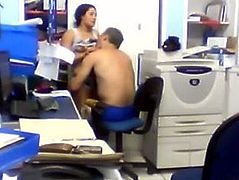 hidden camera caught coworkers office fuck