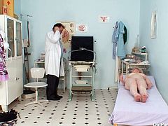 Czech Porn Star Margeaux gets a Gyno Examination