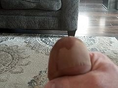 Cumming in wife's pantyhose