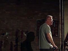 Maledom Sebastian Kane torments two twink cocks and blowjob