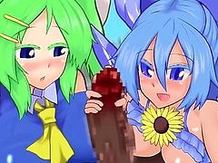 Cirno and Daiyousei [black burakku]