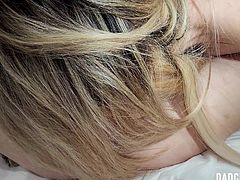Naughty stepsisters make lesbian love in their bedroom when their pervert stepdad catches them. While one hot blondie eats the tasty pussy of her stepsister, their stepdad takes the opportunity and slides his rock-hard cock into the bent babe's tight pussy... Join now!