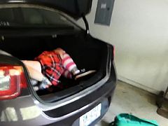 Schoolgirl put in trunk