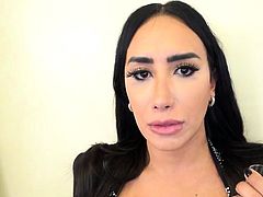 Trans lady barebacked by big black cock