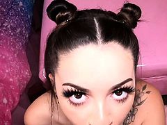 Cute POV stepdaughter fucked by stepdad