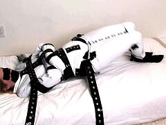 gentle fetish anal actions with latex and bdsm