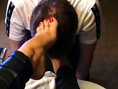 Hot femdom chicks foot fetish