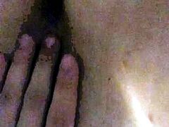 Big boob brunette masturbates on webcam