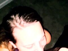 Midnight Blowjob by a Blonde Amateur with a Big Cock