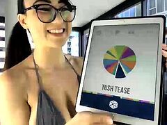 Wet tattooed raven babe Sahron with big boobs masturbates