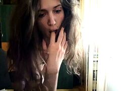 Teasing Hairy Brunette Amateur (Uncensored)