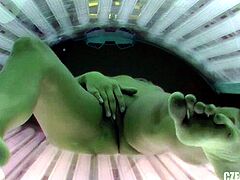 Horny fat arab housewife fingered on amateur hidden cam