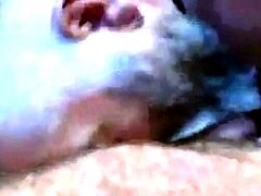 Bearded Daddy Blow Job on a Beach