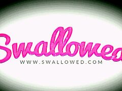 SWALLOWED Hazel, Juniper and Harley lick it all up