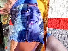 Brunette solo honey shows her masturbating skills