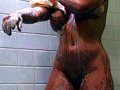 Blonde With Natural Big Boobs Loves Putting A Toy In Her