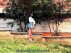 Sexy busty Latina Milf in heels Silvana Lee gets picked up