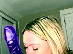Blonde Teen Solo Masturbating On Webcam